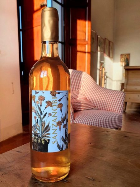 SANZANOBI - Fattoria Bellavista di Casignano. Un orange da colore intrigante e ammaliante! Trebbiano e san Colombano creano un capolavoro! Spettacolare!